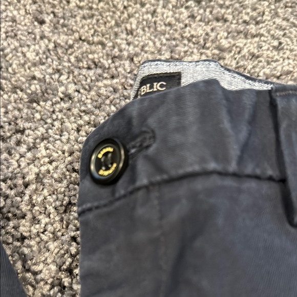 Banana Republic Aiden Slim Fit Chino Pants Men’s 32x30 Navy Blue EUC - Picture 7 of 9